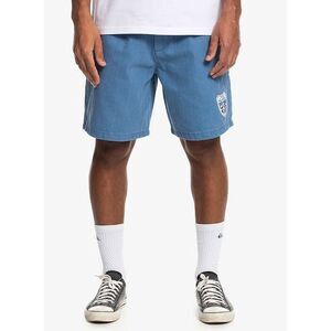 Quiksilver Suburbia Shorts Mens Size 30 Blue Stranger Things Collab Casual Chino